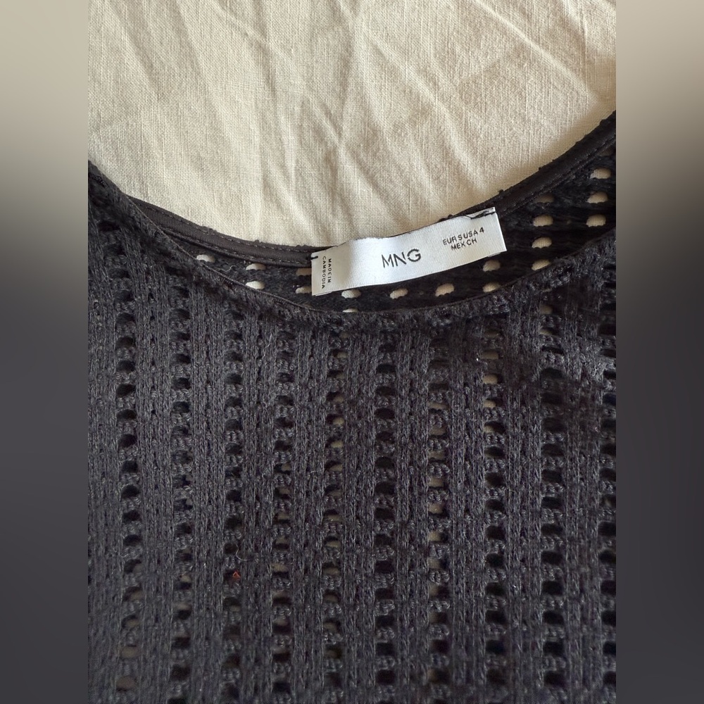 Mango Openwork Knit Dress - Picture 6 of 7